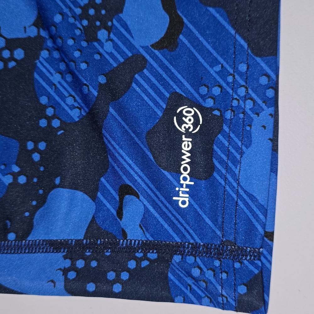Russell Boys Dri-Power 360 Blue Camo Short Sleeve Tee XXL (18) - Picture 3 of 6